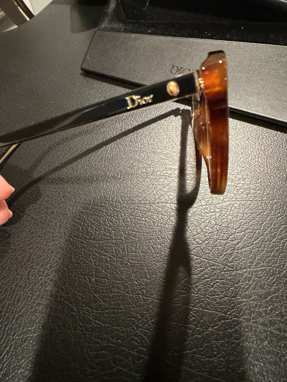 Dior Tortoiseshell Round Optical Glasses in Brown - Picture 10 of 10